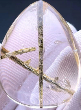 天然水晶碧玺发象形义字裸石男女款饰品毛衣项链挂件吊坠特惠