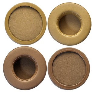 圆形棕色咖啡土黄色慢回弹耳机套耳罩垫80 85 90 95 100 105 110