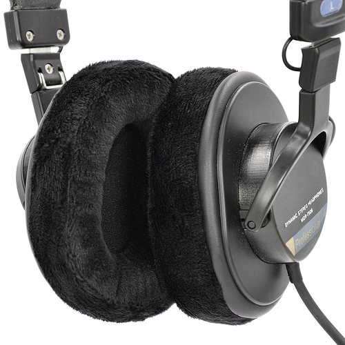 适用于索尼Sony MDR V6 V7 7506 CD900ST绒布耳罩记忆海绵耳套