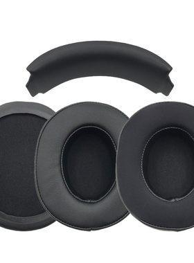 适用雷蛇北海巨妖Razer Kraken V3X 耳机套海绵套耳罩 横梁头梁垫