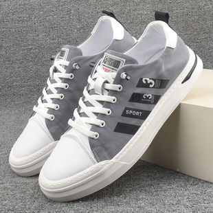 男士 休闲鞋 平底板鞋 库存捡漏男式 学生板鞋 夏季 透气帆布鞋 休闲布鞋