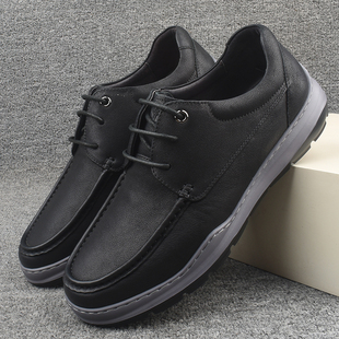 专柜撤柜断码男士真皮商务休闲皮鞋秋季软底软面轻便舒适男单皮鞋