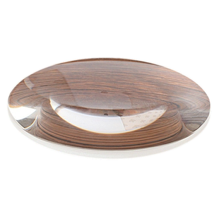 75mm白玻璃k9超清高10倍放大镜片6倍90看书台式 年点火127老人看书