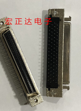 CSI-68P 母头 HPDP焊板插板式 DB型68P 90度弯针