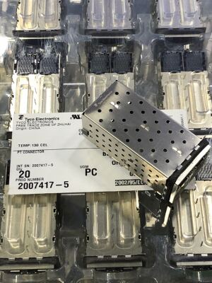 2007417-5 泰科Tyco [T] CONN SFP+ RCPT W/CAGE 2X2 80P连接器TE