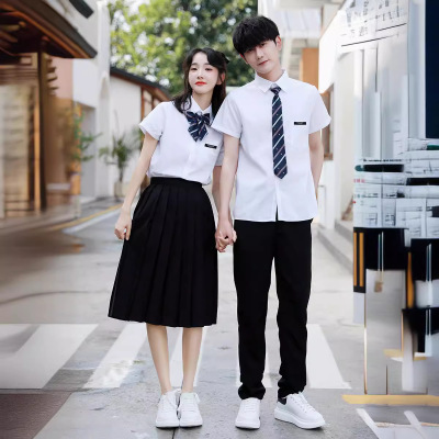 初中学生合唱演出服套装团队服学院风毕业拍照班服韩版运动会朗诵