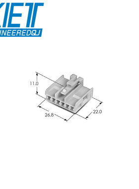 千金供应MG611777-5塑壳接插件KET连接器现货