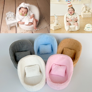 儿童摄影道具宝宝拍照座椅沙发新生儿满月百天照周岁照拍摄道具