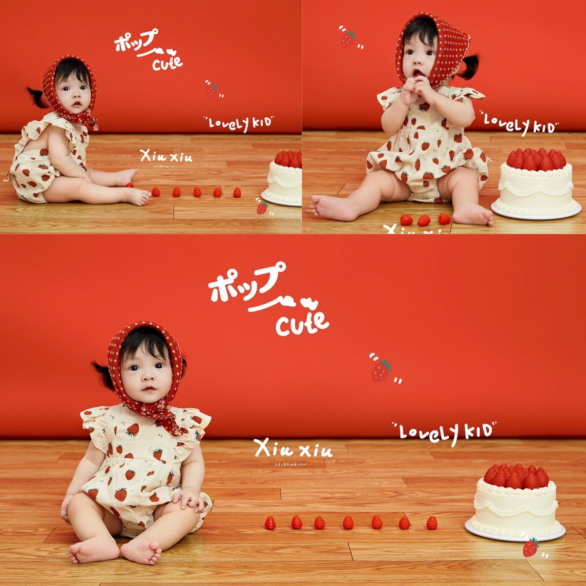 日系复古风宝宝拍照服装