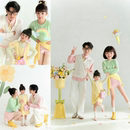 2026春天小清新亲子照一家三口全家福郁金香主题亲子装 毛衣家庭照