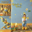 儿童摄影服装 影楼摄影道具 可爱卡通黄色星星人宝宝周岁照拍照服装