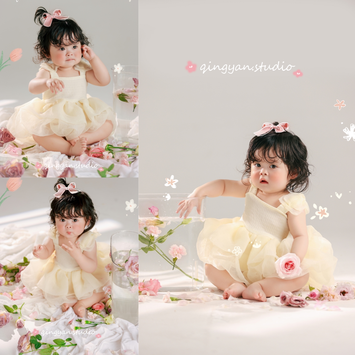 儿童摄影服装韩系公主裙宝宝周岁照拍照服装影楼小童女孩艺术照衣