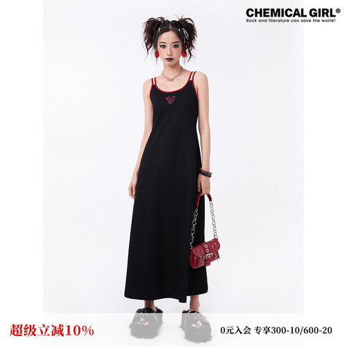 休闲A字纯棉蝴蝶印花休闲连衣裙
