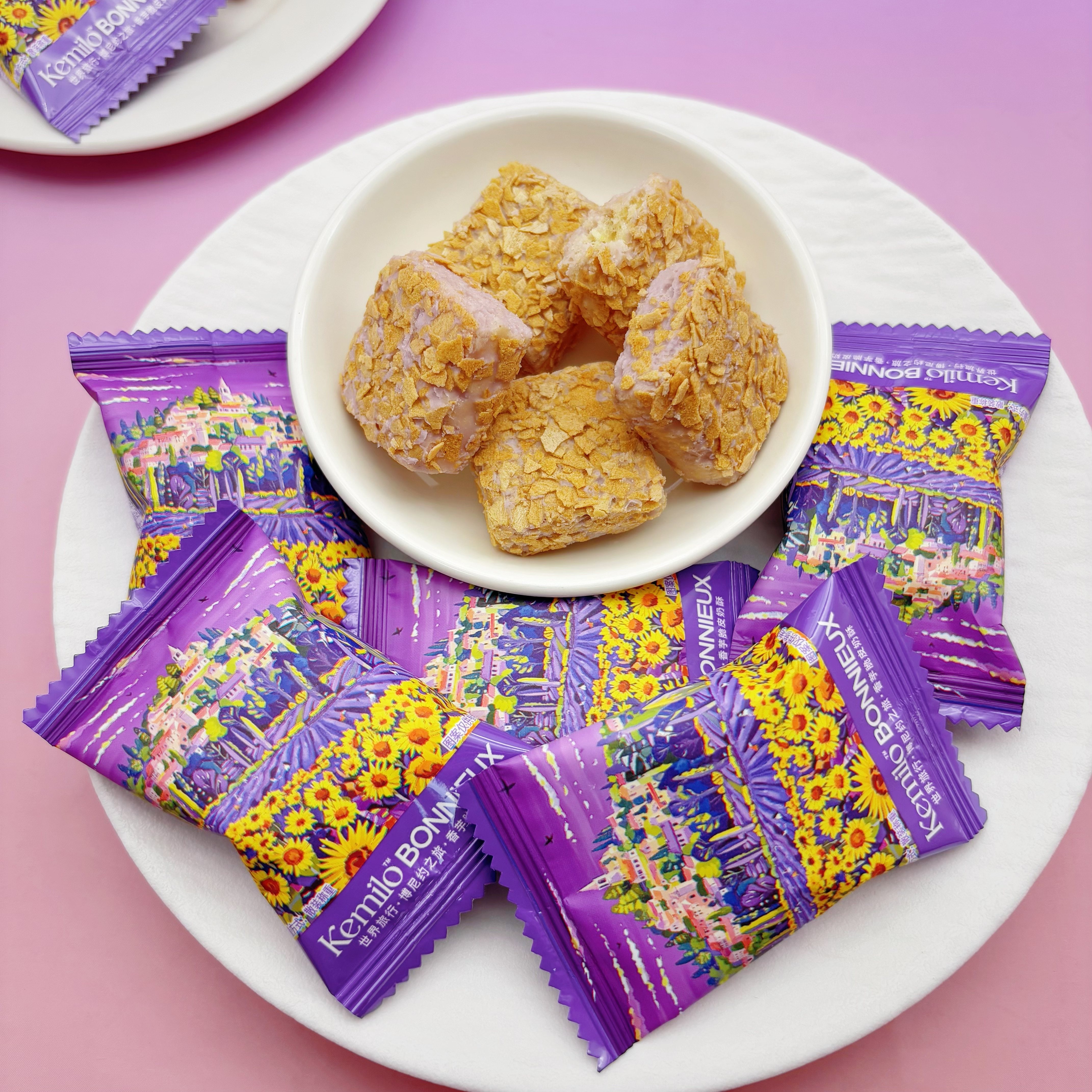 KEMILO可米洛香芋脆皮奶酥酥性饼干独立包装喜糖喜饼休闲零食茶点,零食/坚果/特产,酥性饼干,淘宝优惠券,粉丝福利购,淘宝优惠卷