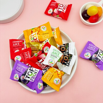 ADM马来风味综合水果味果酱软糖果婚糖喜糖网红休闲零食厂家直销