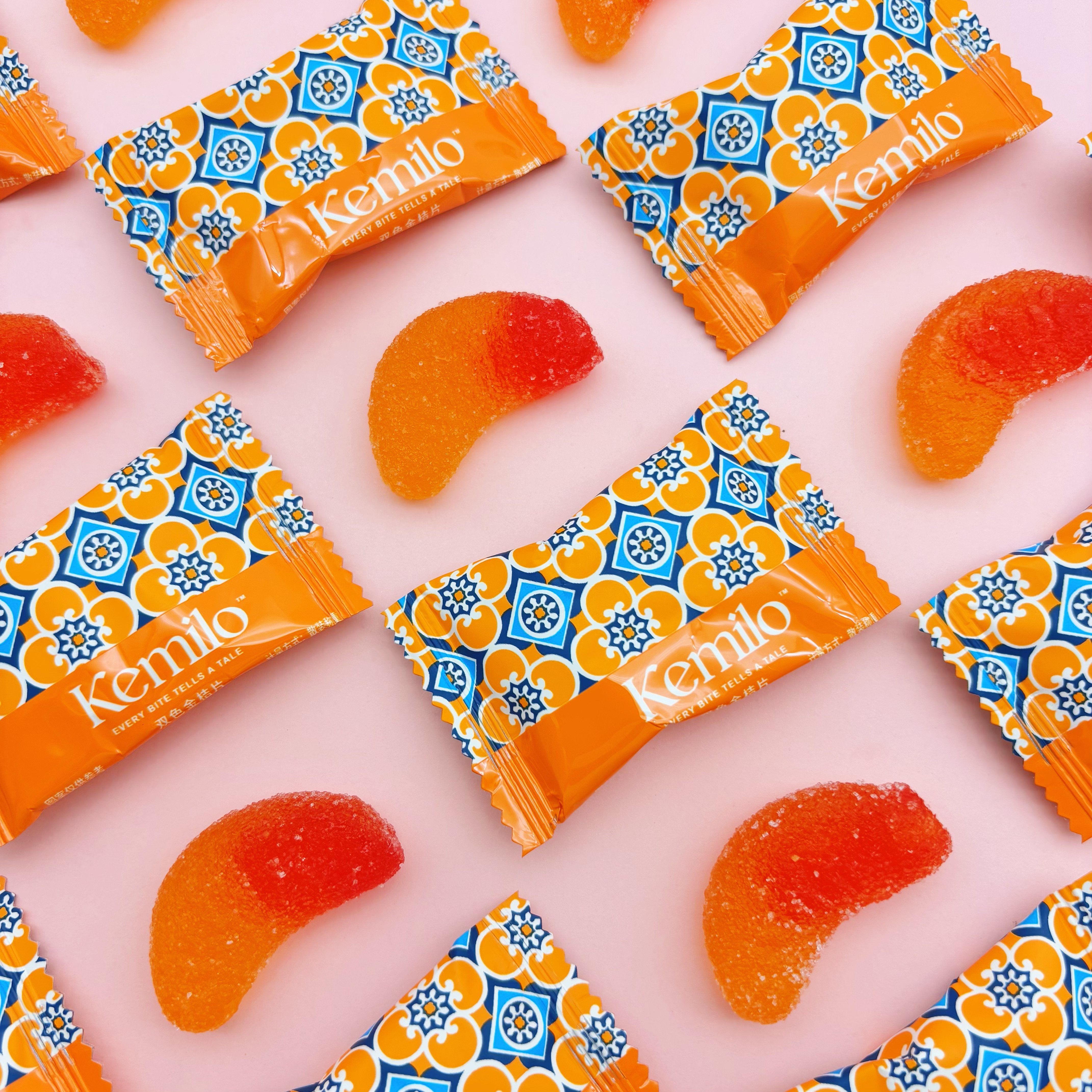 KEMILO可米洛金桔片橘子味软糖网红喜庆喜糖婚糖休闲零食糖果,零食/坚果/特产,喜糖,淘宝优惠券,粉丝福利购,淘宝优惠卷