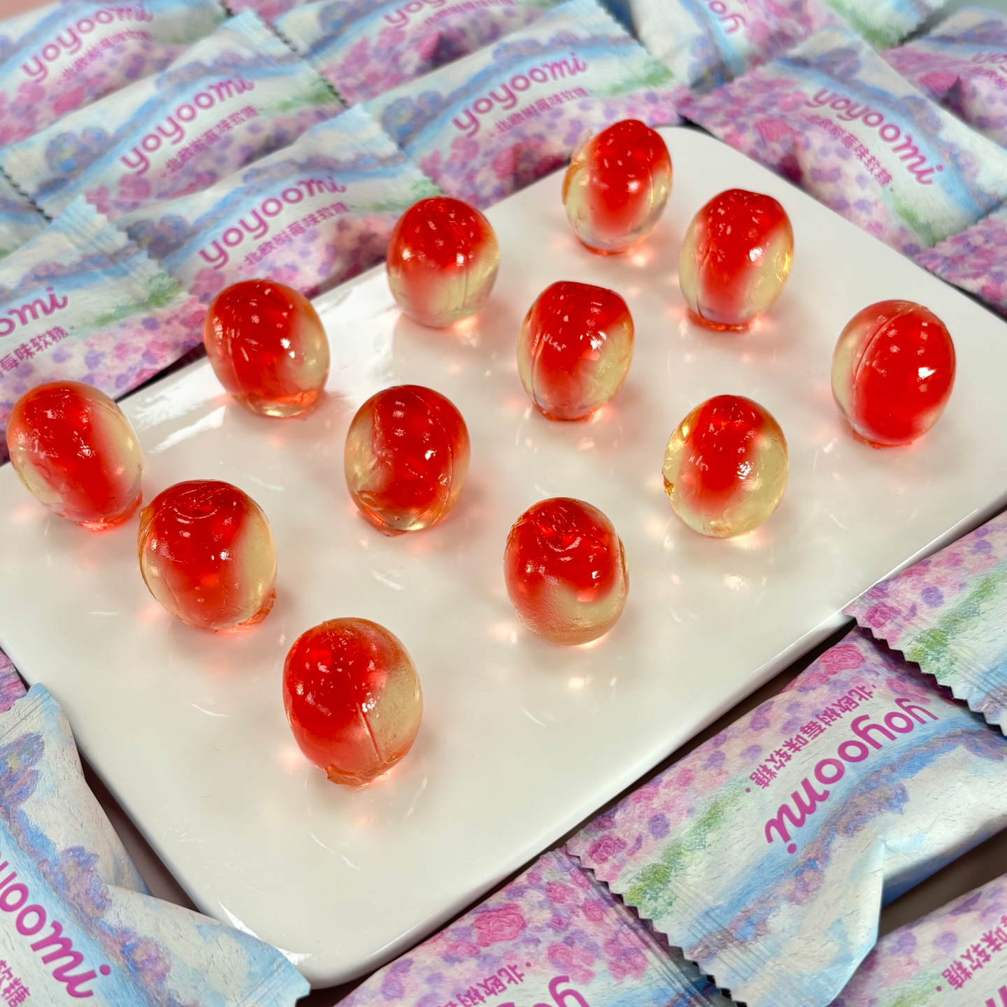 YOYOOMI北欧风树莓味软糖喜糖袋装水果味结婚网红糖果休闲零食,零食/坚果/特产,喜糖,淘宝优惠券,粉丝福利购,淘宝优惠卷