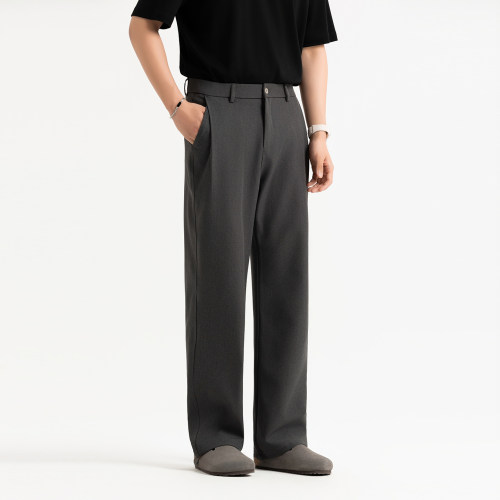 夏季新款三本针垂感男士休闲裤