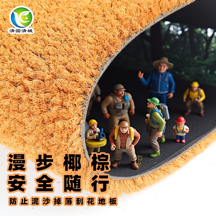 入户门天然椰棕家用大门口地垫