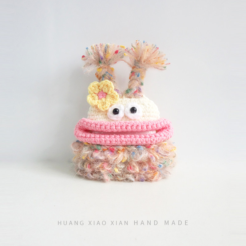 手工定制编织可爱香肠嘴airpods3代耳机壳适用苹果蓝牙pro保护套,3C数码配件,耳机保护套,淘宝优惠券,粉丝福利购,淘宝优惠卷