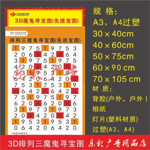 福彩3D八卦图魔鬼寻宝先进宝图