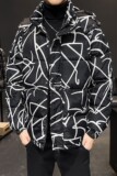 棉衣男2023冬季新款个性休闲连帽加厚帅气棉服保暖外套8822-P65，男装棉衣，星座1310
