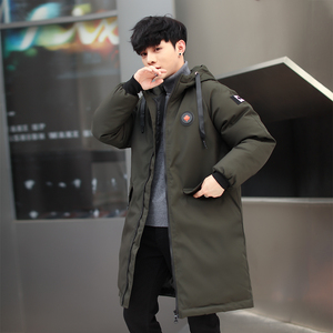 M-5XL男士中长款棉衣 加厚潮流休闲男棉服外套加肥加大码8088-P95图片