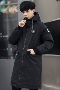 大码现货 高品质 M-5XL中长款男士连帽棉衣冬季加厚外套 8088-P95图片