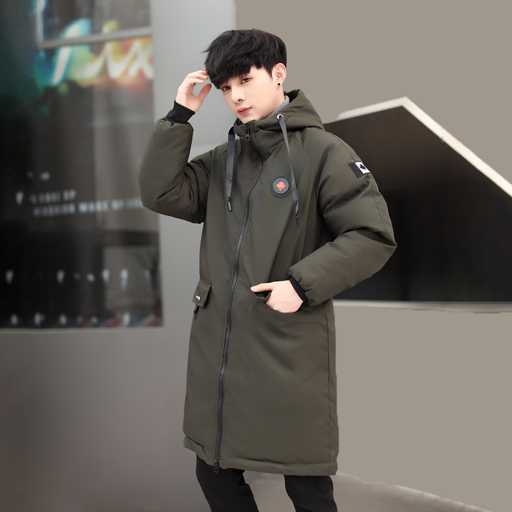M-5XL男士中长款棉衣加厚潮流休闲男棉服外套加肥加大码8088-P95，男装棉衣，星座1310