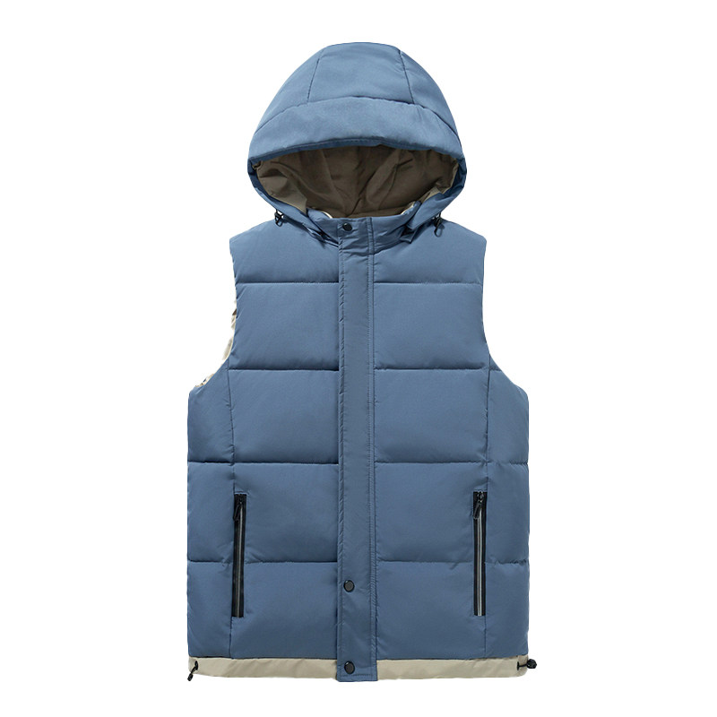 现货充足可拆卸帽M-5XL拼色秋冬棉马甲男女可穿XZ1310-2201-P50,男装背心/马甲,星座1310