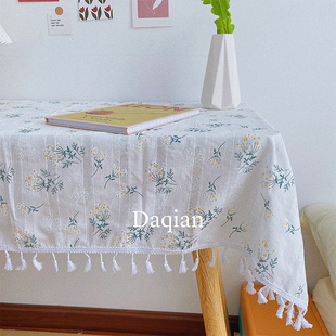大千印象 田园碎花桌布ins风野餐拍照背景布文艺小清新书桌茶几布