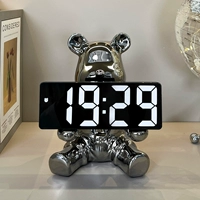 Creative Bearent Bear Bell Living Room Home Desktop Smart Alarm Swing Tabletop Tabletop часы цифровые электронные часы часы