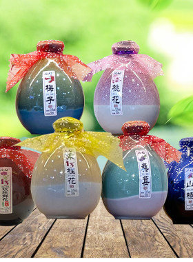 施梅女士低度微熏桃花酿水果酒