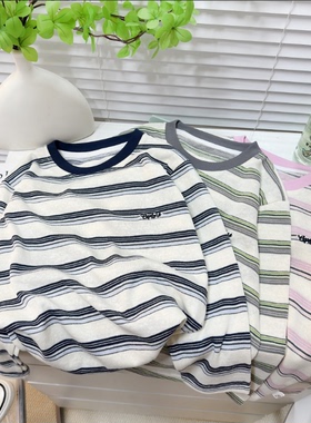 【主播推荐】【顾奈】儿童T恤长袖儿童上衣春季新中大童TX26010 7