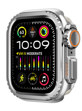 适用苹果手表10ultra3全包秒变钢化膜保护壳iWatch98765se11屏保
