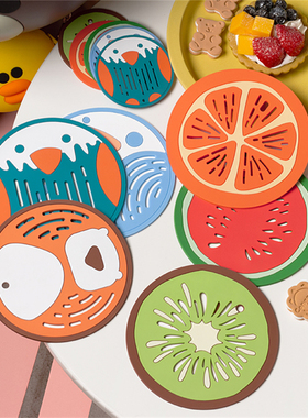 韩国可爱创意防烫隔热垫碗垫菜盘子垫餐桌垫防水厨房锅垫杯垫