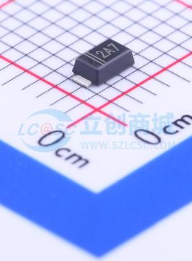 晶导微S2MW丝印2A7 SOD-123FL 2A电流1000V耐压 肖特基整流二极管