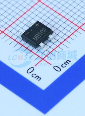 MB10F 贴片MBF-4 晶导微 丝印MB10F 桥堆 电子元器件 桥式整流器