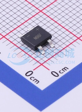 晶导微MB6F SOP-4 MBF-4 800mA电流600V耐压 整流桥堆 桥式整流器