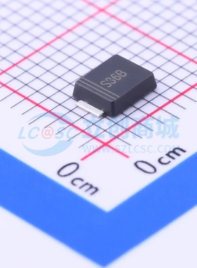 晶导微 SS36BF SR360 丝印 S36B 60V/3A SMBF 贴片肖特基二极管