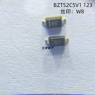 晶导BZT52C5V1丝印W8丝印W8