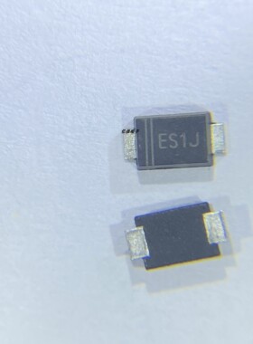 晶导微ES1JF丝印ES1J SMAF封装 1A电流600V耐压 贴片快恢复二极管
