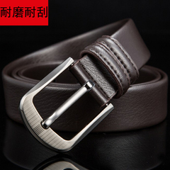 Durable Belt Male Strong Work Middle-aged Male Dad Belt Male Size Fat Man Lengthened Belt Belt Trousers