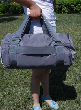 CZR大容量牛津布折叠旅行李袋圆筒枕头包手提单肩斜挎双肩健身包