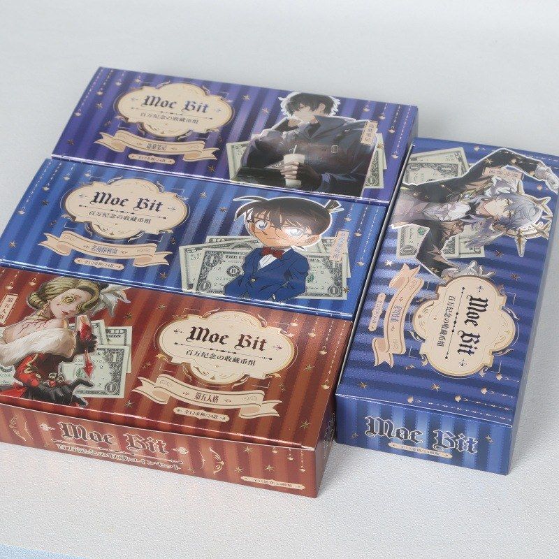 动漫纪念币金箔币萌比特纪念币彩印币纸二次元谷子学生收藏周边