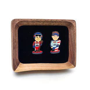 2002美国盐湖城运动赛事 卡通人物徽章