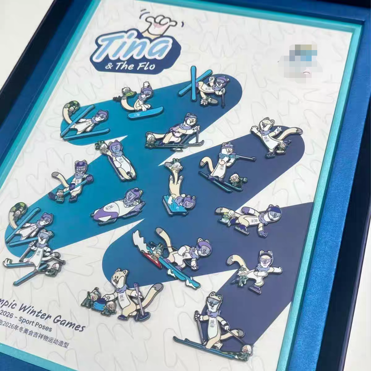 2026年意大利冬季运动项目徽章 冰球 花样滑冰 短道速滑 滑雪徽章