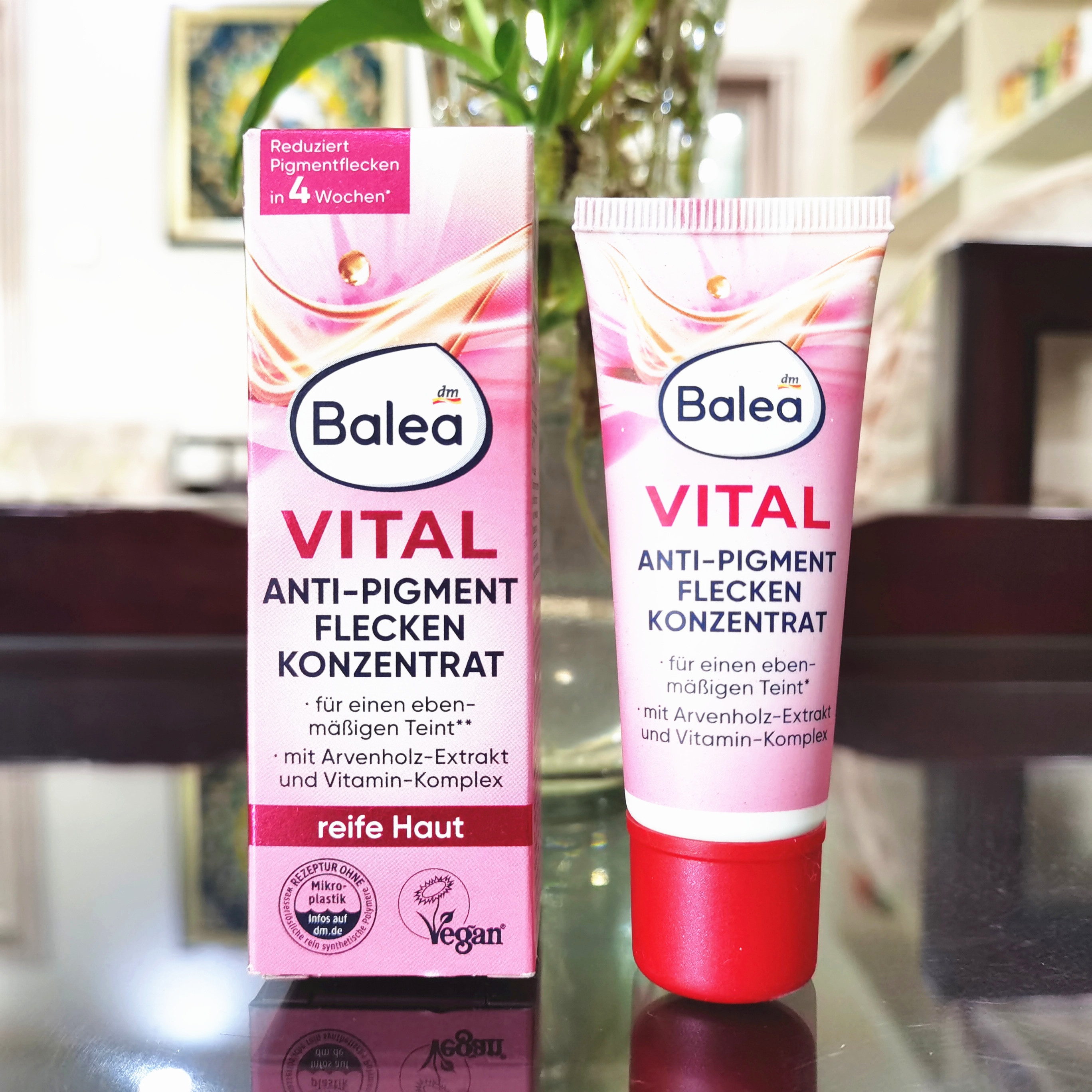 现货新款德国balea芭乐雅vital精华乳液亮肤淡斑均匀肤色素斑20ml