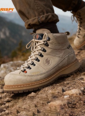 CRISPI意大利秋冬新品防水防滑徒步登山鞋靴工装靴Monaco Premium