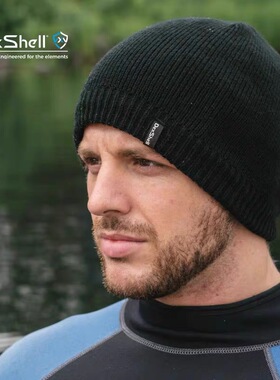 DexShell戴适帽子男女士摇粒绒户外帽防水防风针织帽冷帽DH372